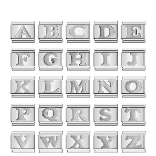 A-Z Charms - Silver